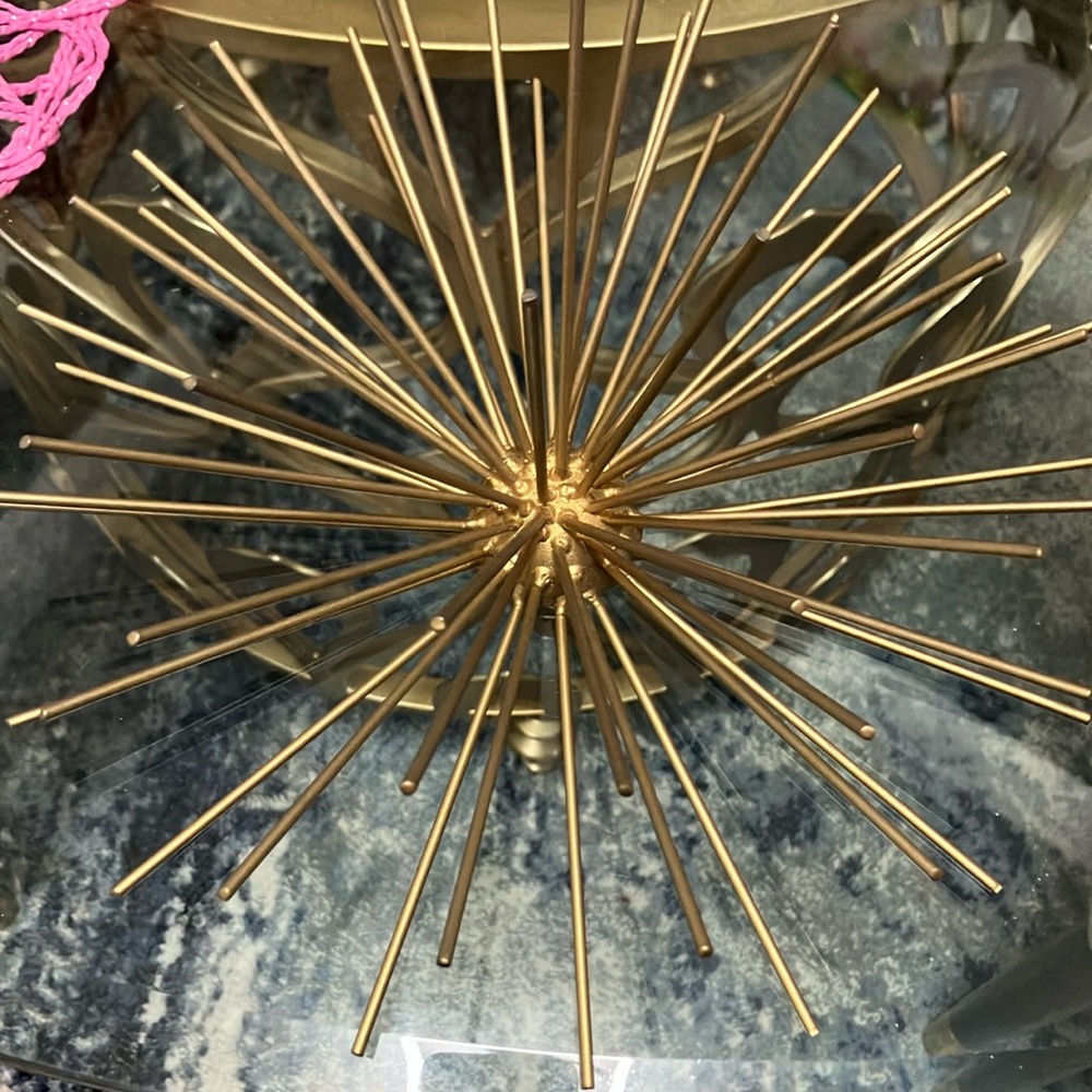 Gold Decorative Starburst Accent